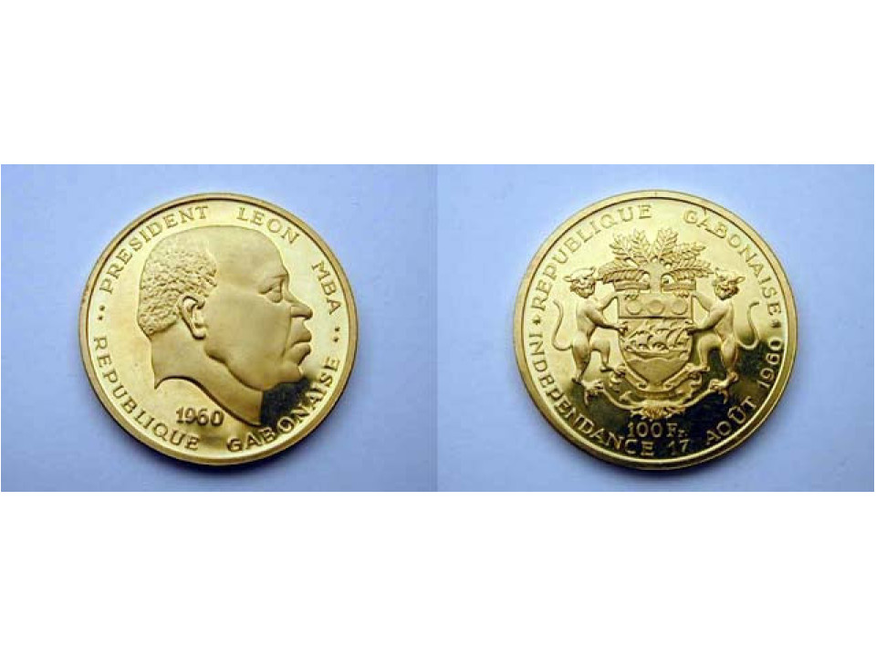 Gabon, 50 Franchi 1960