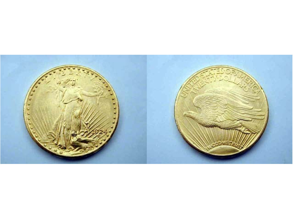 Stati Uniti, 20 Dollari St. Gaudens 1924
