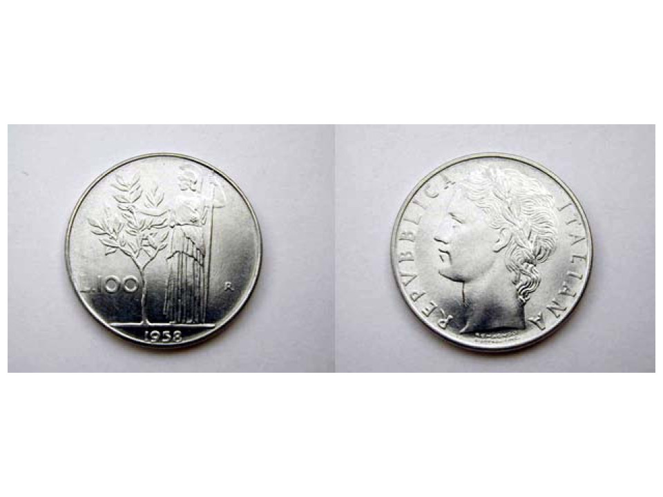 100 Lire 1958