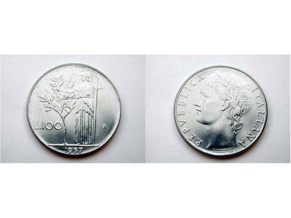 100 Lire 1957