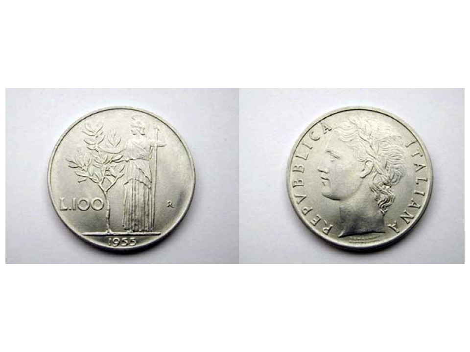 100 Lire 1955