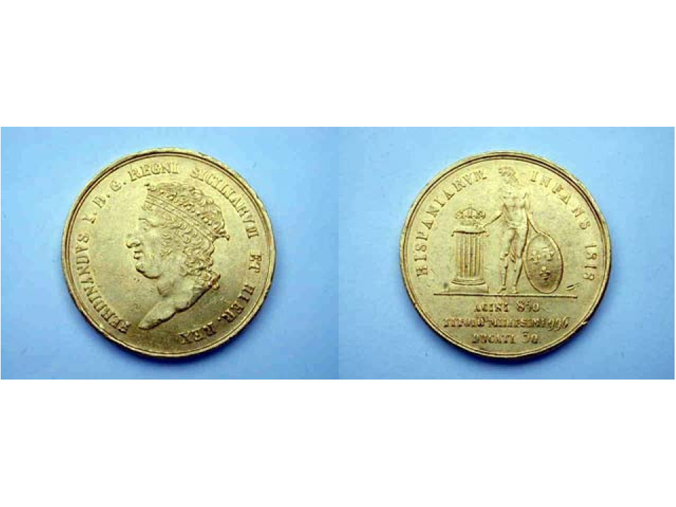 Naples, Ferdinando I, 30 Ducats 1818