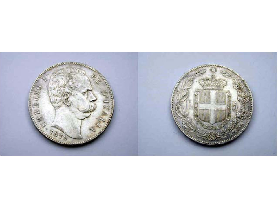 5 Lire 1879