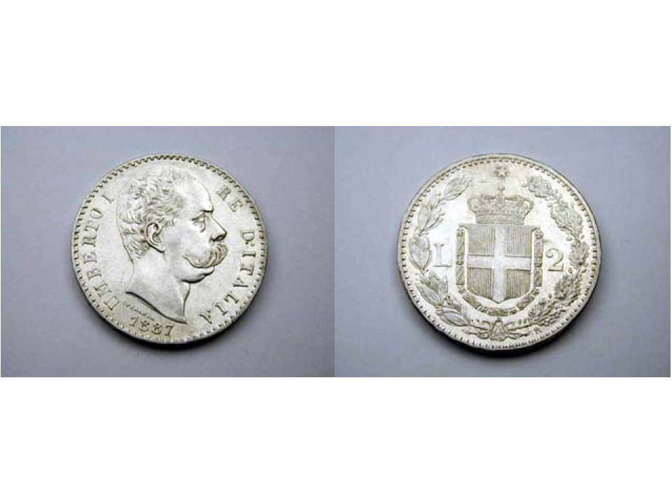 2 Lire 1887