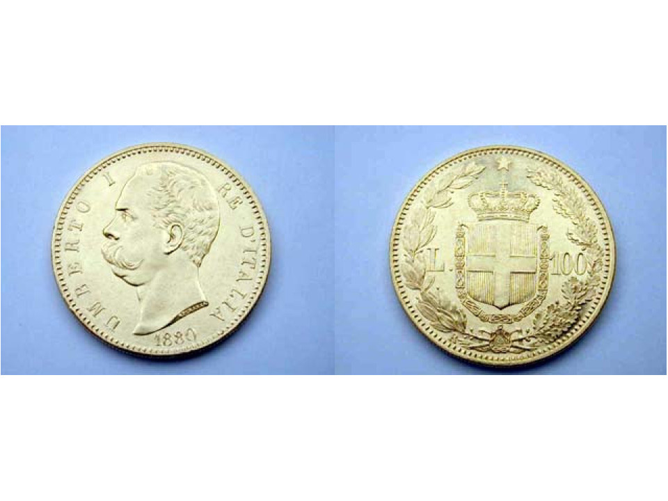 100 Lire 1880