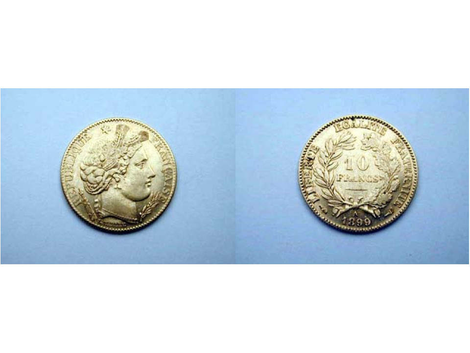 France, Merley, Ceres 10 Francs 1899 A