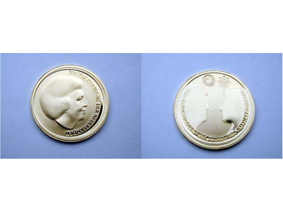 Olanda, Beatrice 10 Euro 2002 Nozze