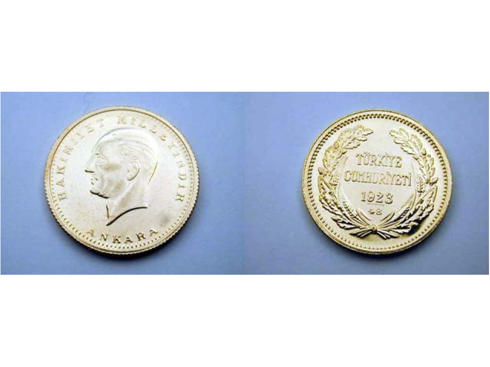 Turkey, Kemal Atatürk 250 Kurush 1923/48