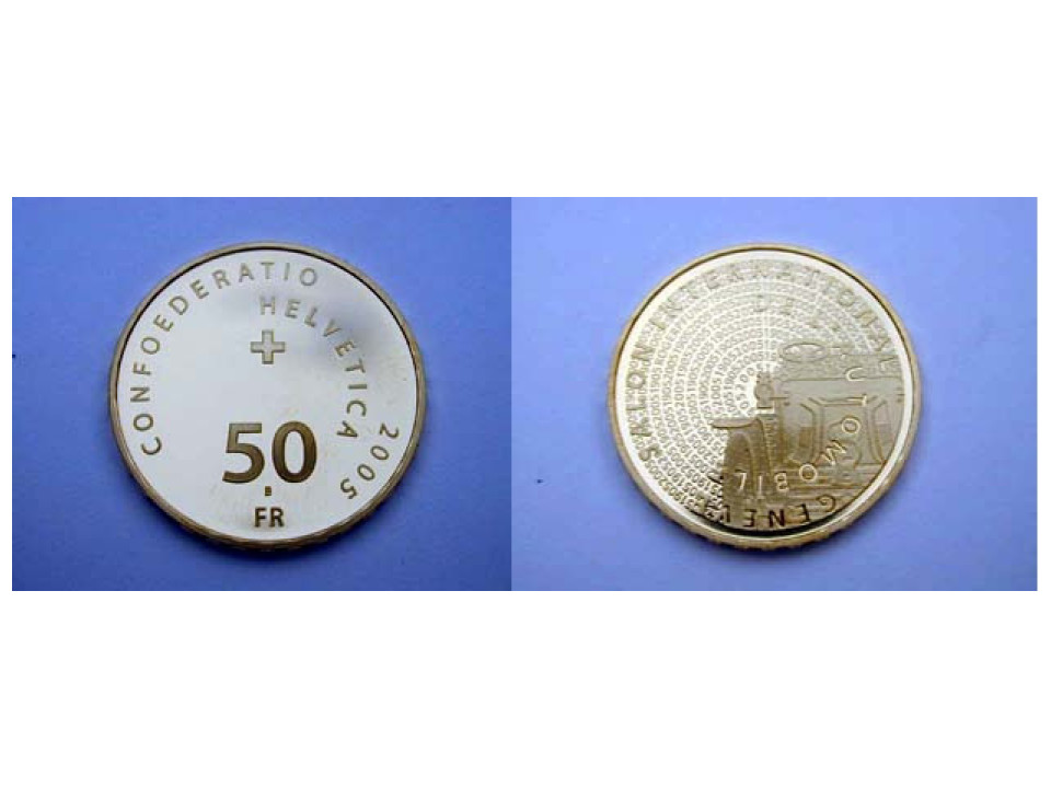 Switzerland, 50 Francs 2005 Geneva Motor Show