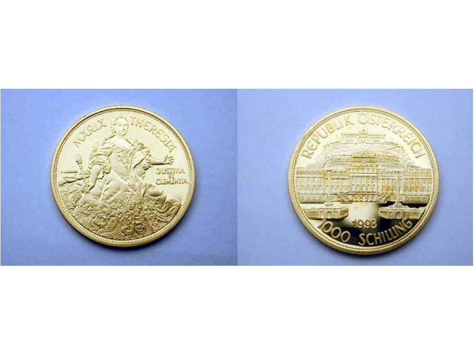 Austria, 1.000 Scellini 1993 Maria Teresa