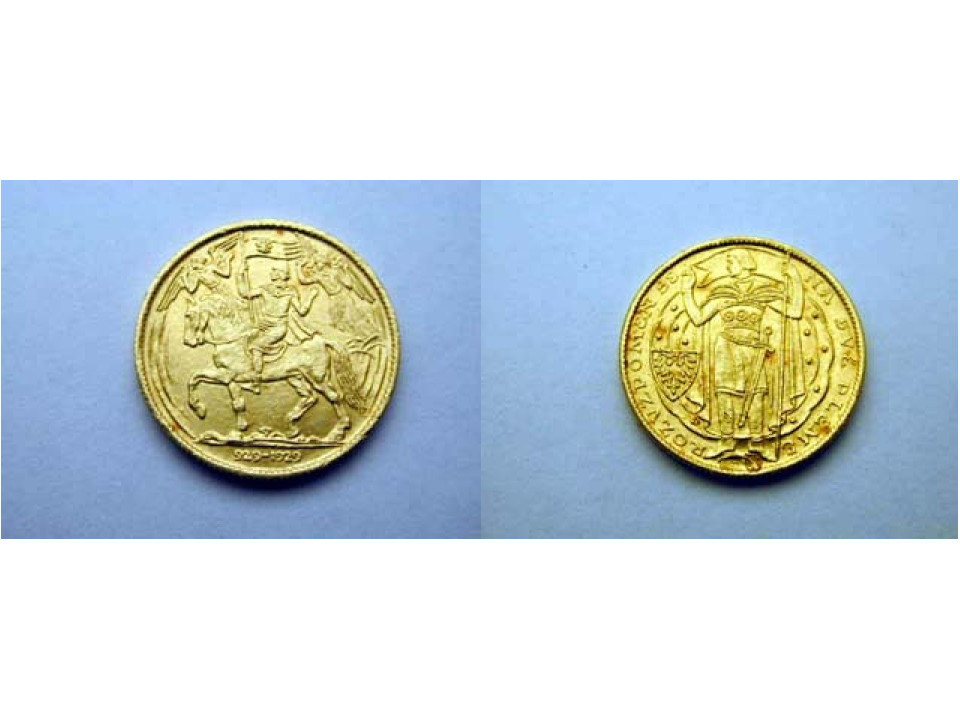 Cecoslovacchia, Ducato Millenium (medaglia) 1929