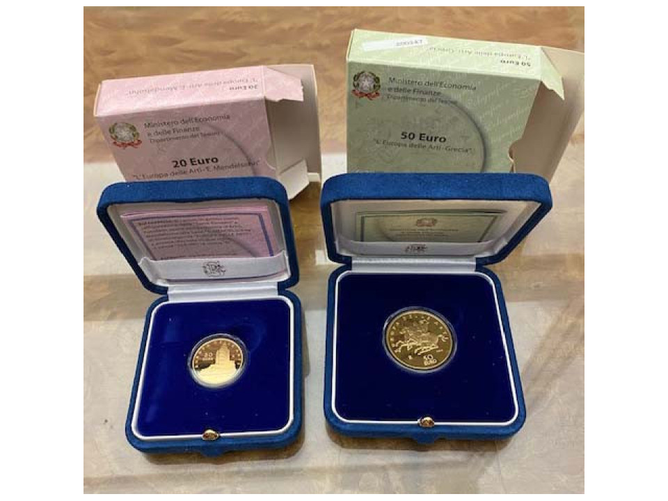 2006 50 + 20 Euro "Europa delle Arti"