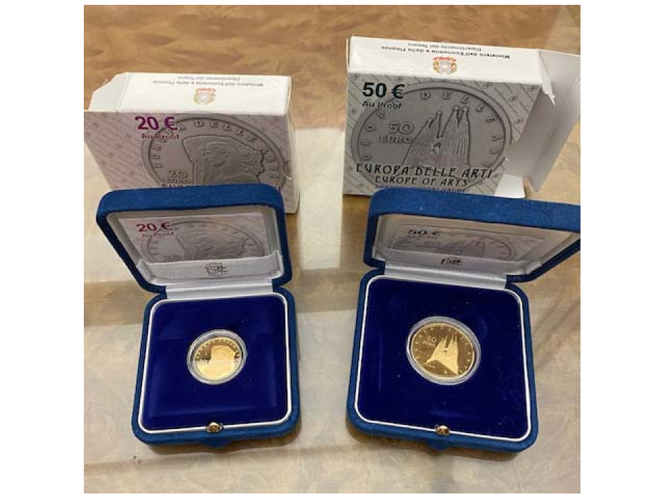 2009 50 + 20 Euro "Europa delle Arti" - Spain - United Kingdom