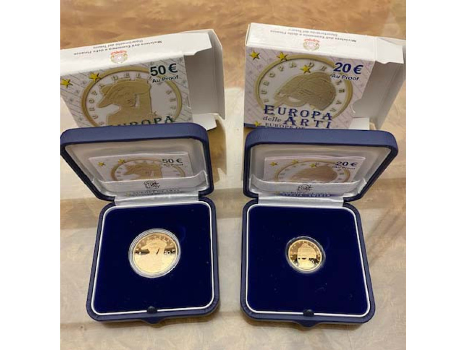 2010 50 + 20 Euro "Europa delle Arti" - Ungheria - Svezia