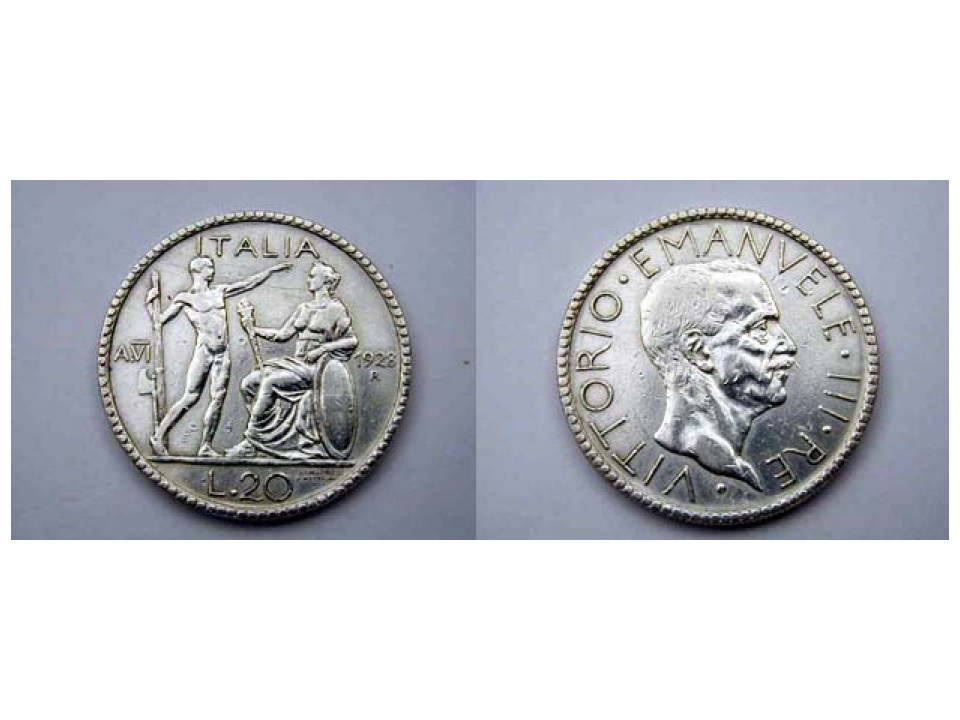 20 Lire 1928 VI