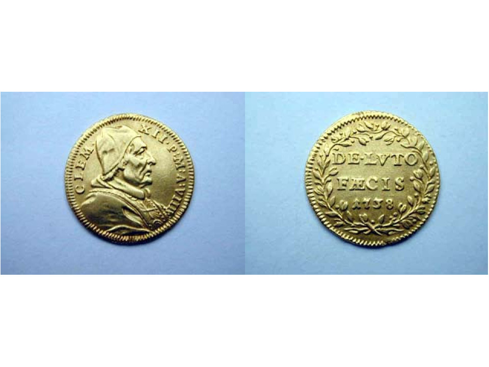 Clemente XII, Scudo 1738