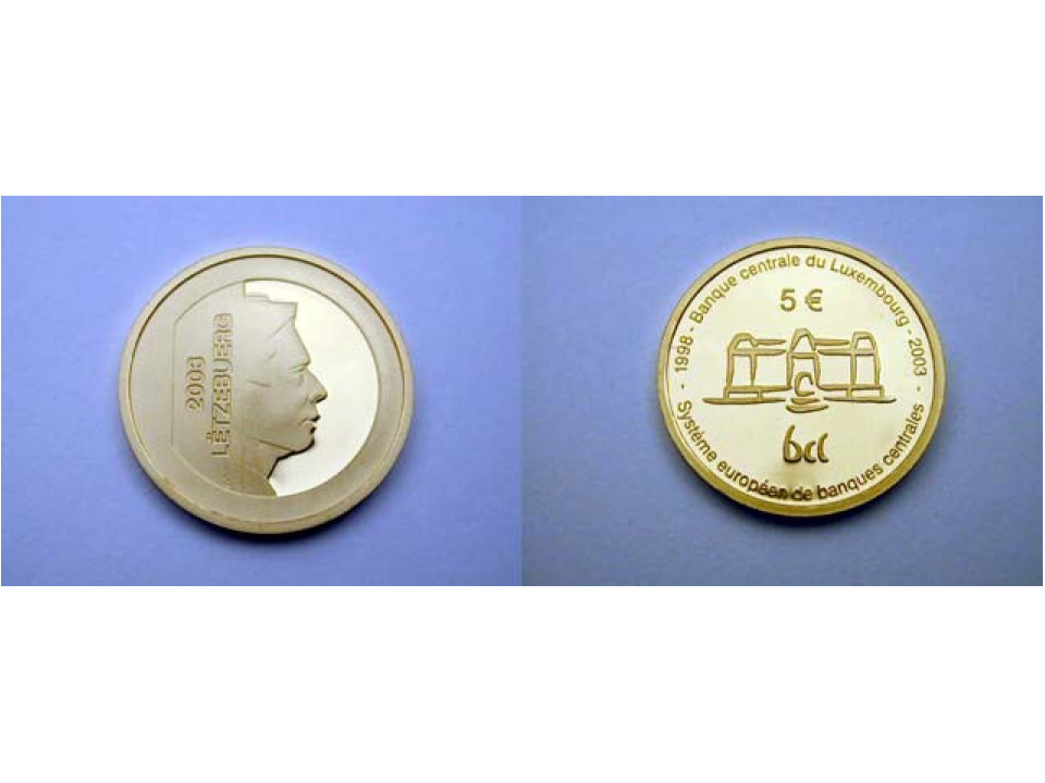 Luxembourg, 5 Euro 2003