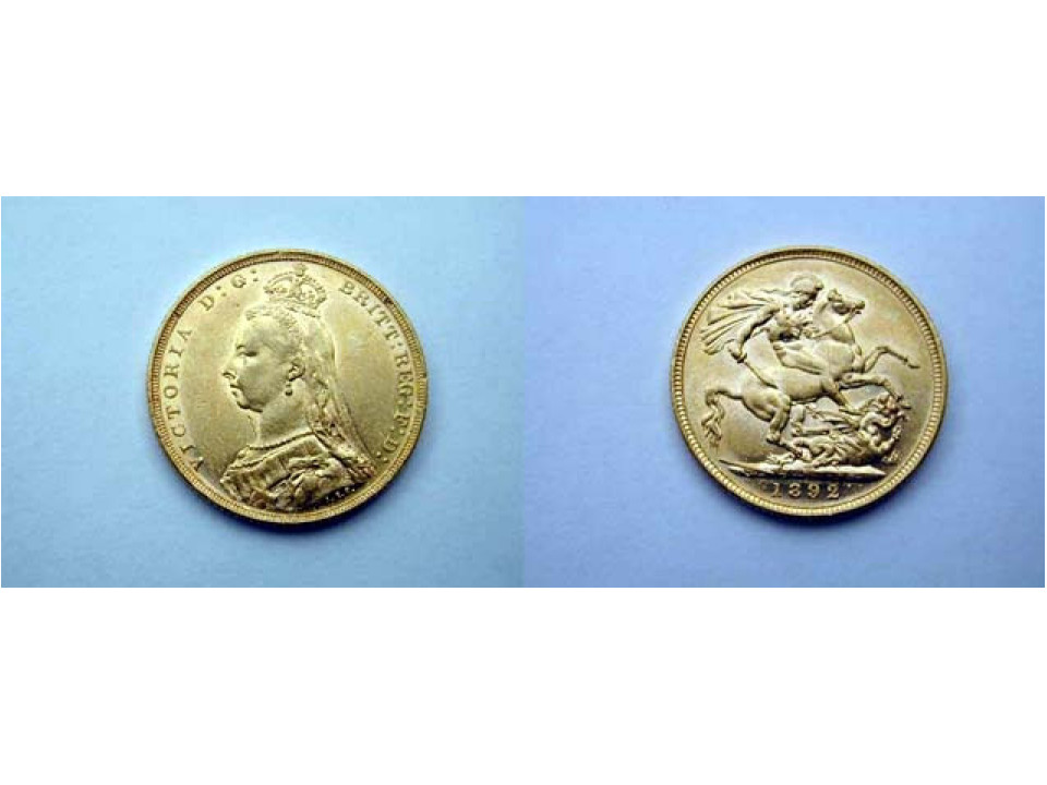 Australia, Vittoria, 1 Sterlina 1892 M Giubileo