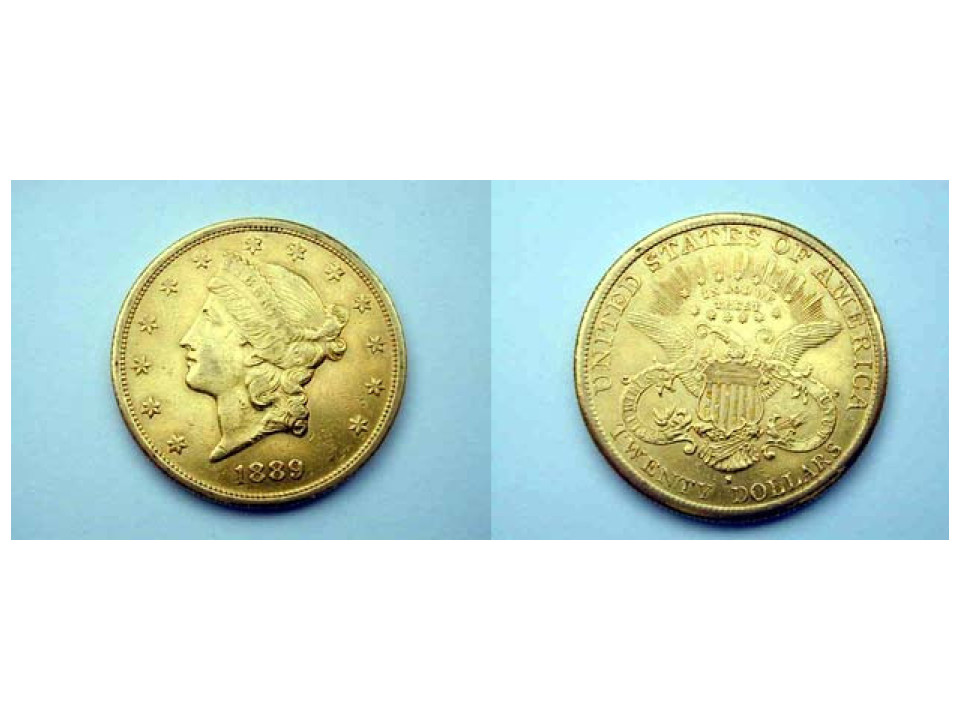 Stati Uniti, 20 Dollari 1889 San Francisco (Liberty)