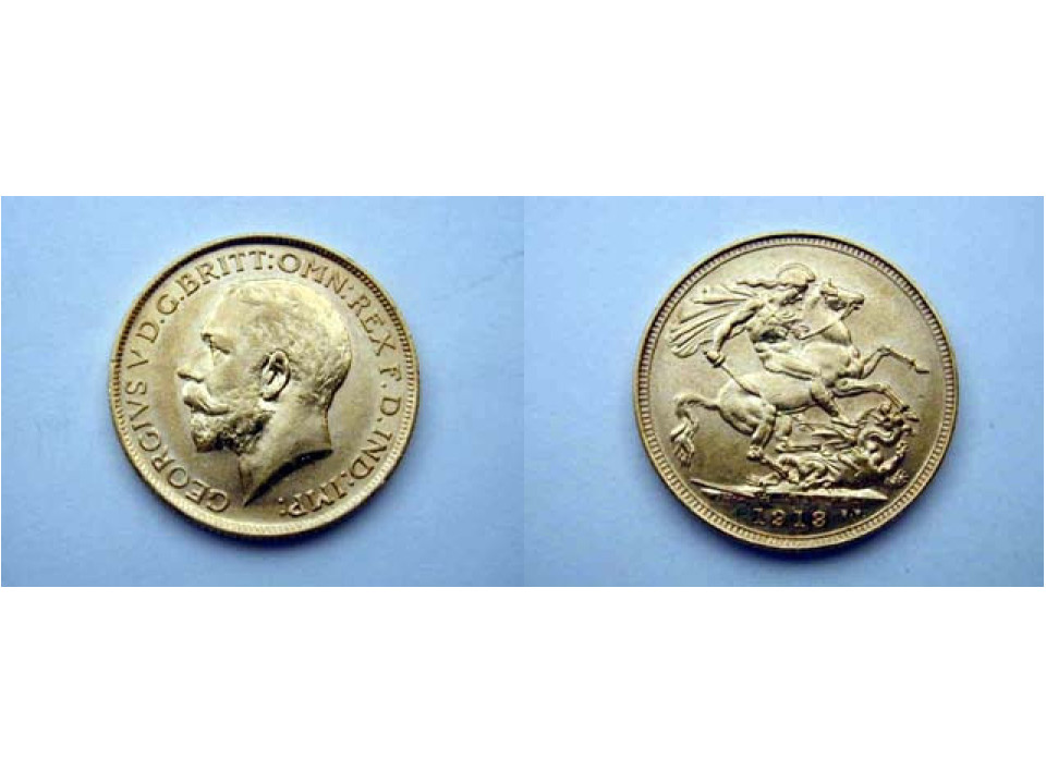 Australia, Giorgio V, 1 Sterlina 1913 S