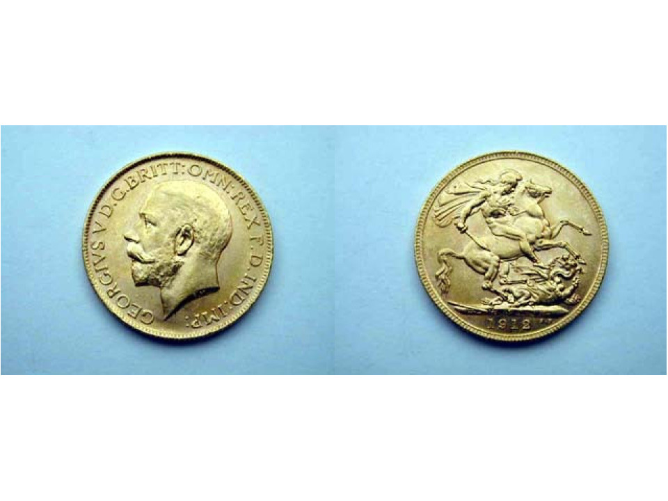 Australia, George V, Sovereign 1912 P