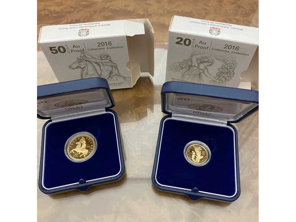 2016 50 + 20 Euro "Flora e Fauna" - Contemporary Age