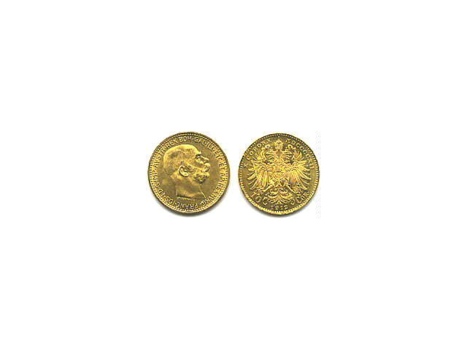 Austria, Francesco Giuseppe 10 Corone 1912