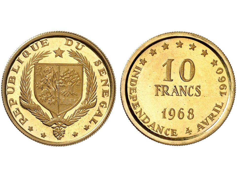 Senegal, 10 Franchi 1968