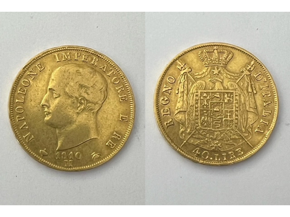 Milano, Napoleone I Re d' Italia 40 Lire 1810