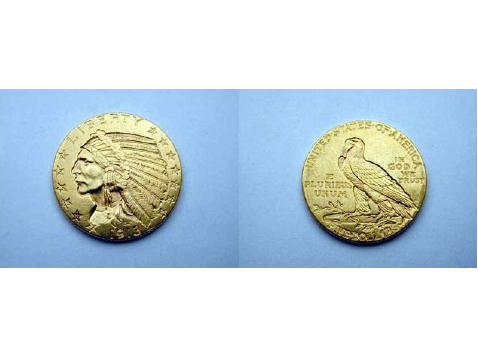 United States, 5 Dollars 1913 Indian Head