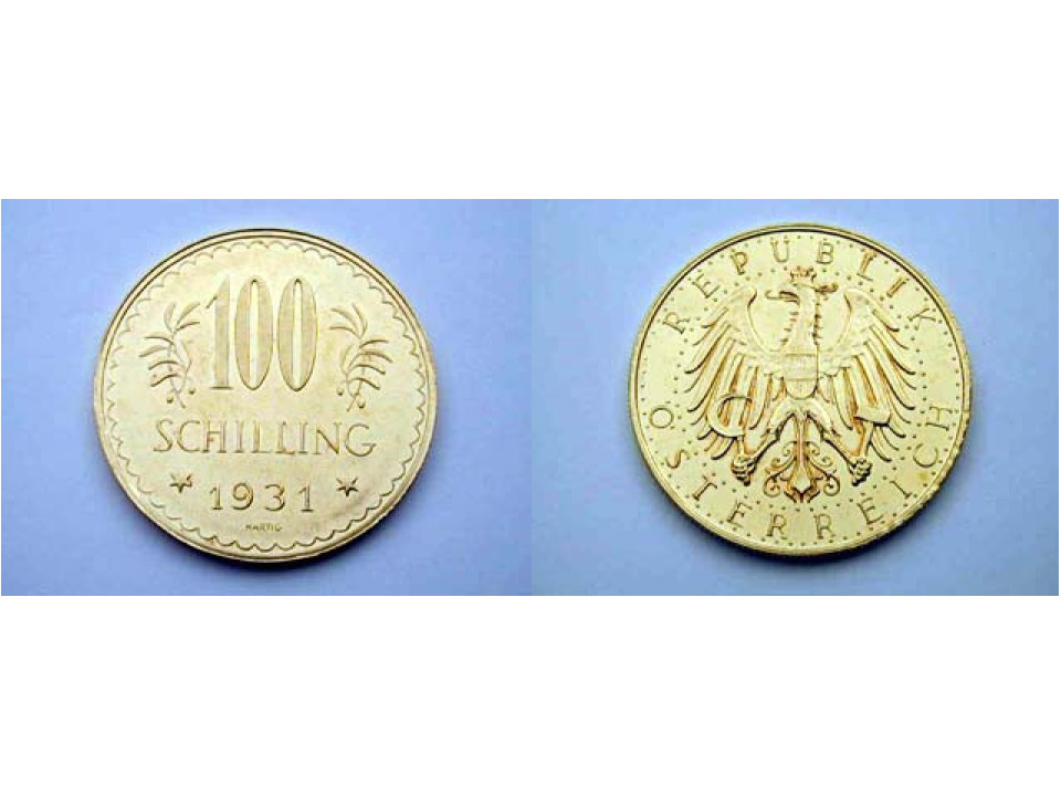 Austria, 100 Schilling 1931