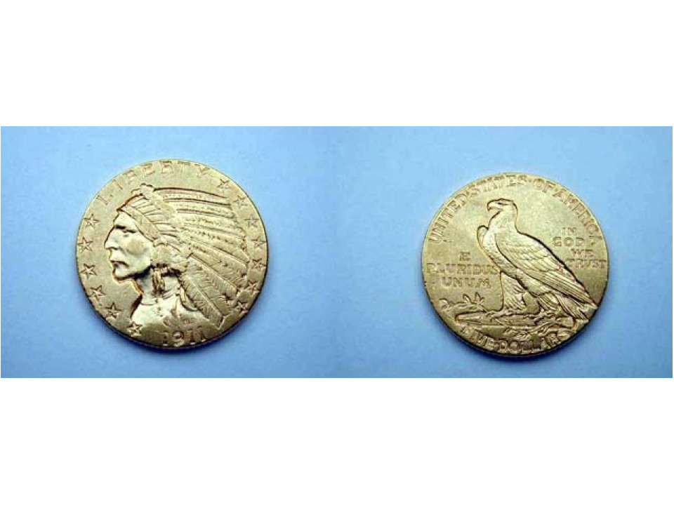 United States, 5 Dollars 1911 Indian Head