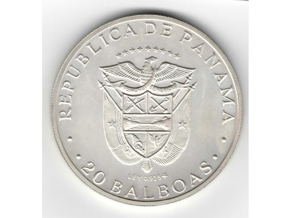 Panama, 20 Balboas,1974