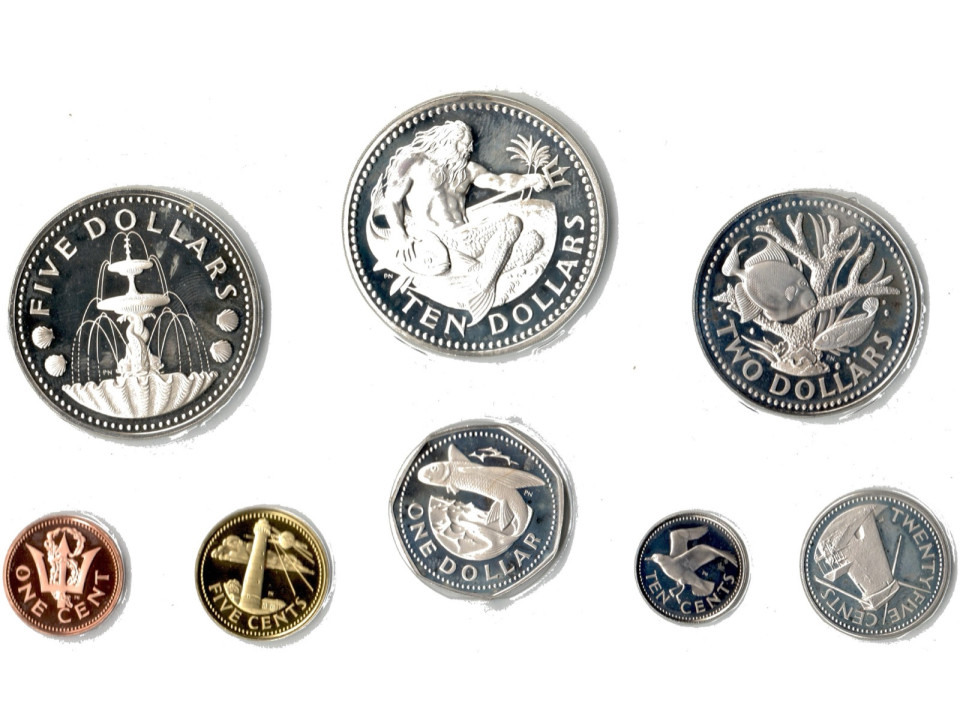 Barbados, Proof Set, 1973