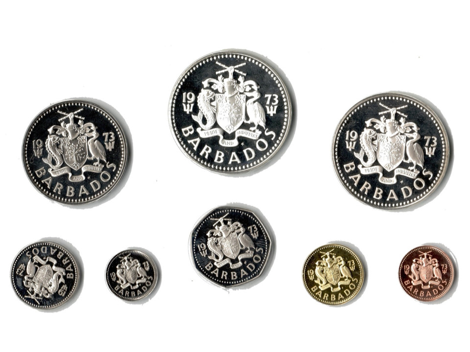 Barbados, Proof Set, 1973