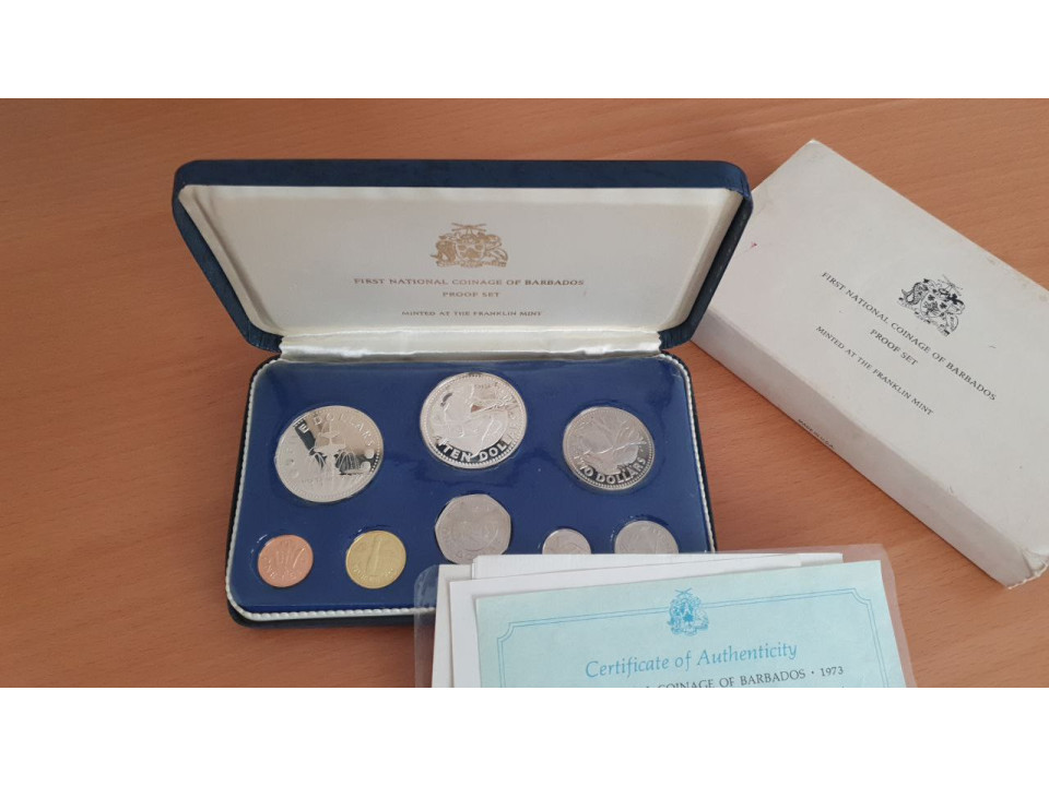Barbados, Proof Set, 1973