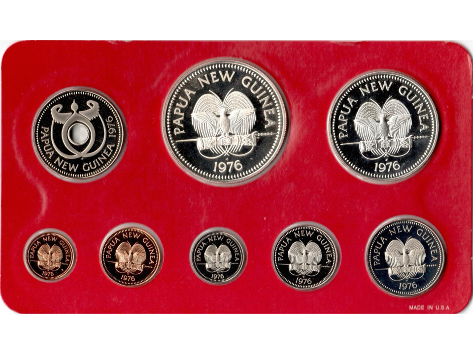 Nuova Papua Guinea, Set di prova, 1976
