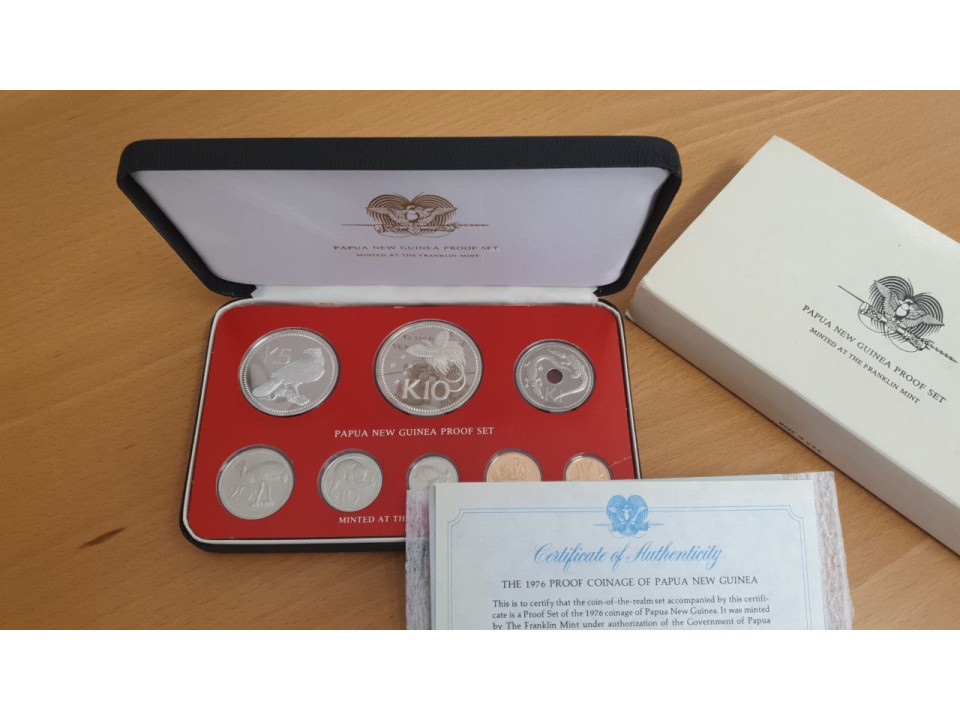 Nuova Papua Guinea, Set di prova, 1976