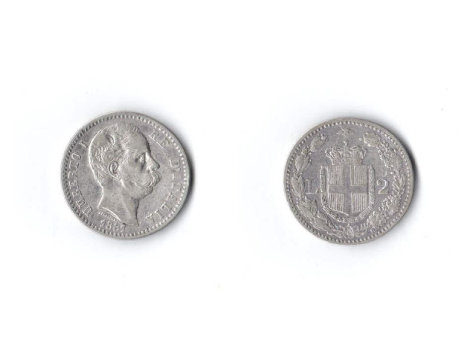 Umberto I, 2 Lire 1881, Roma