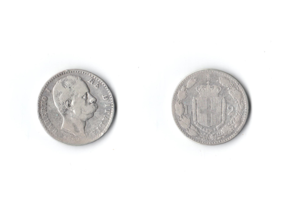 Umberto I, 2 Lire 1882, Roma