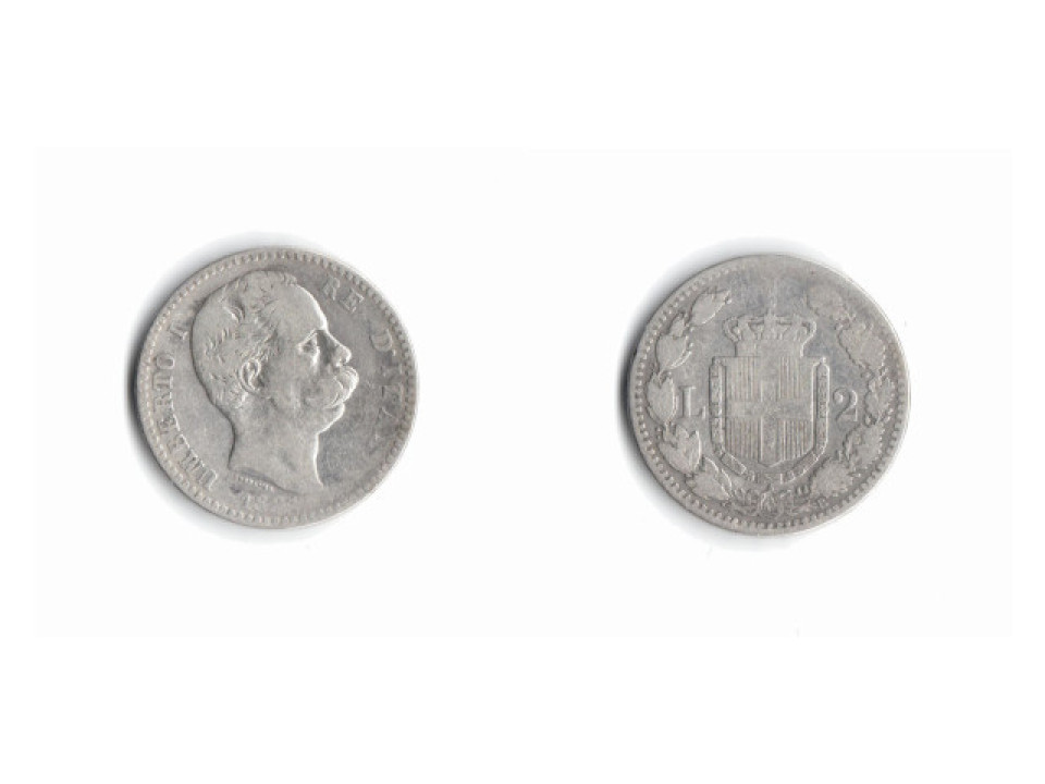 Umberto I, 2 Lire 1881, Roma