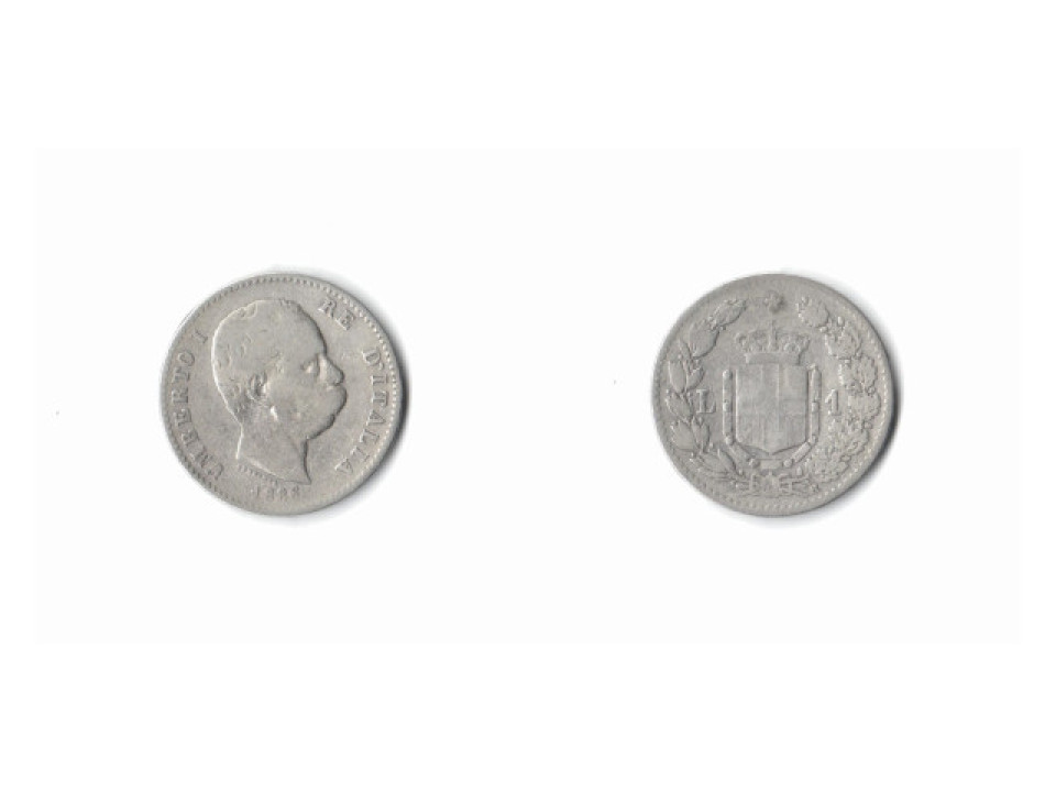Umberto I, 1 Lira 1886 Rome