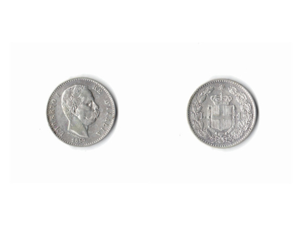 Umberto I, 1 Lira 1889, Roma