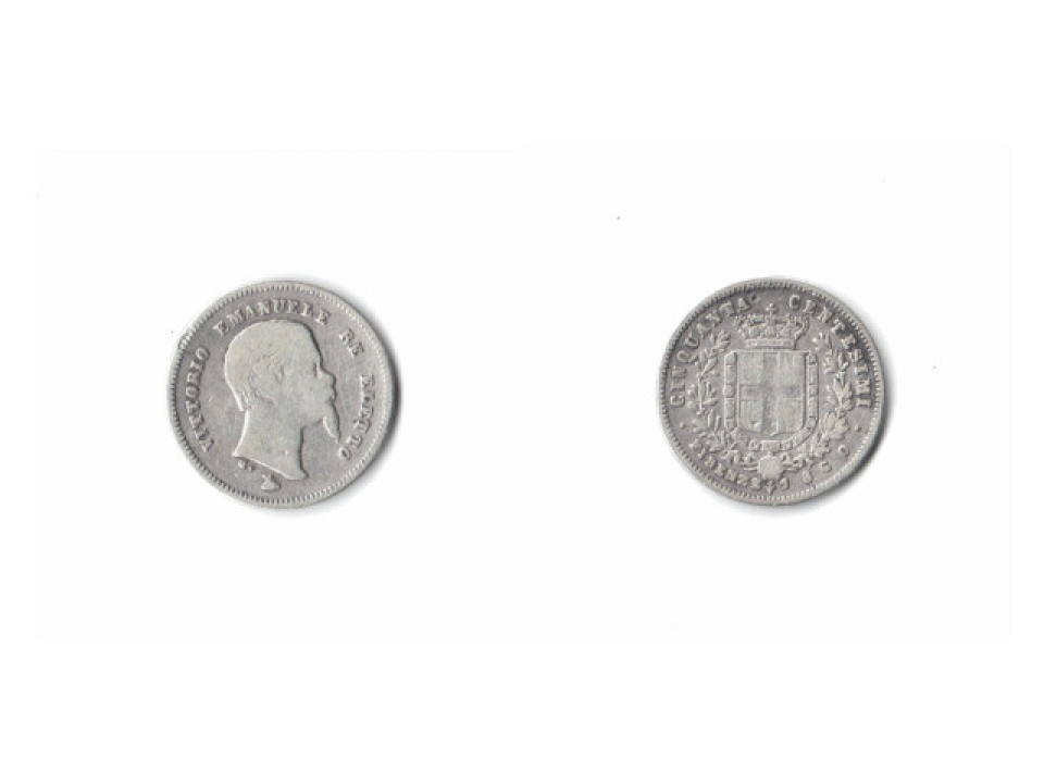 Vittorio Emanuele Re Eletto, 50 Cent 1860, Firenze