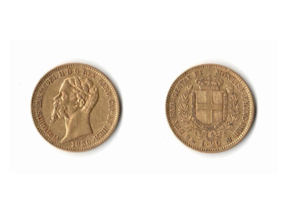 20 Lire 1850 Genova