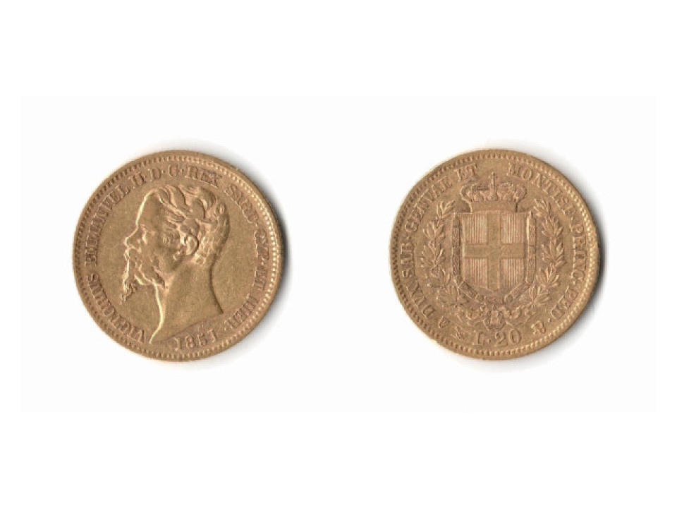 20 Lire 1851 Genova