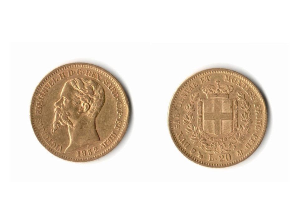 20 Lire 1852 Genova