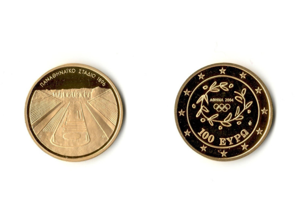 Greece, Olympic Games, 100 Euro 2004 FS Panathenaic Stadium