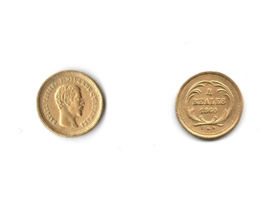 Guatemala, 4 Reales 1860