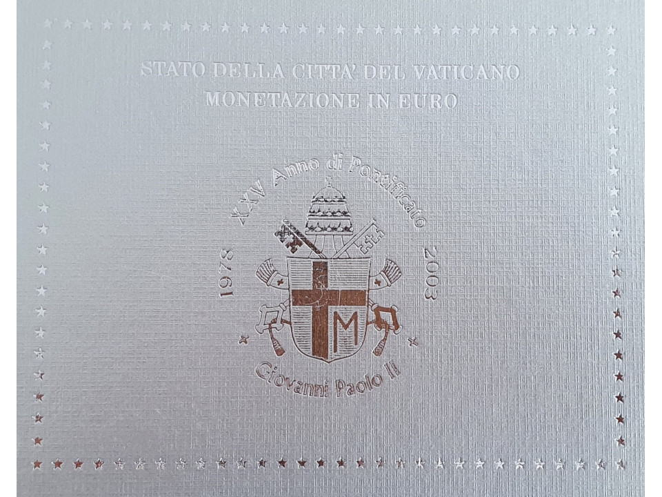 Vatican: Euro Coin Set 2003